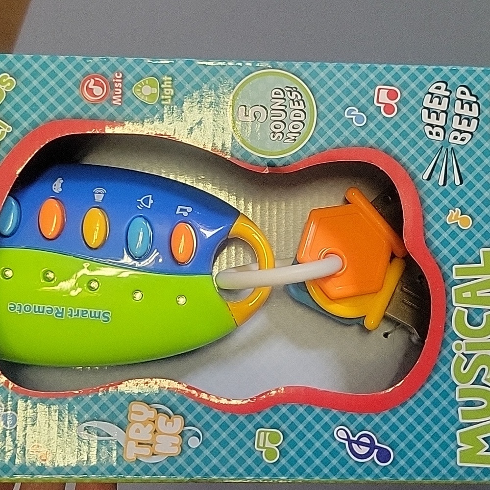 NWT Musical Keychain Toy - Green, Blue, Orange - Picture 3 of 6